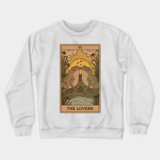 The Lovers - Frogs Tarot Crewneck Sweatshirt